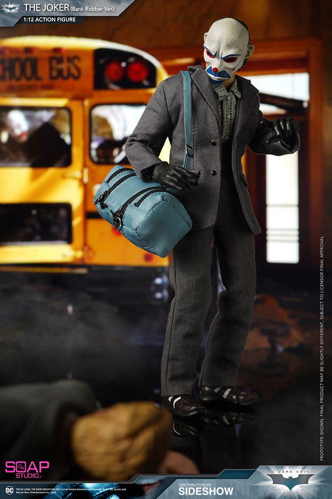 Soap Studio The Joker (Bank Robber Version) Batman The Dark Knight 1:12 Action Figure - Collectors Row Inc.