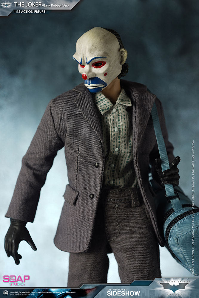 Soap Studio The Joker (Bank Robber Version) Batman The Dark Knight 1:12 Action Figure - Collectors Row Inc.