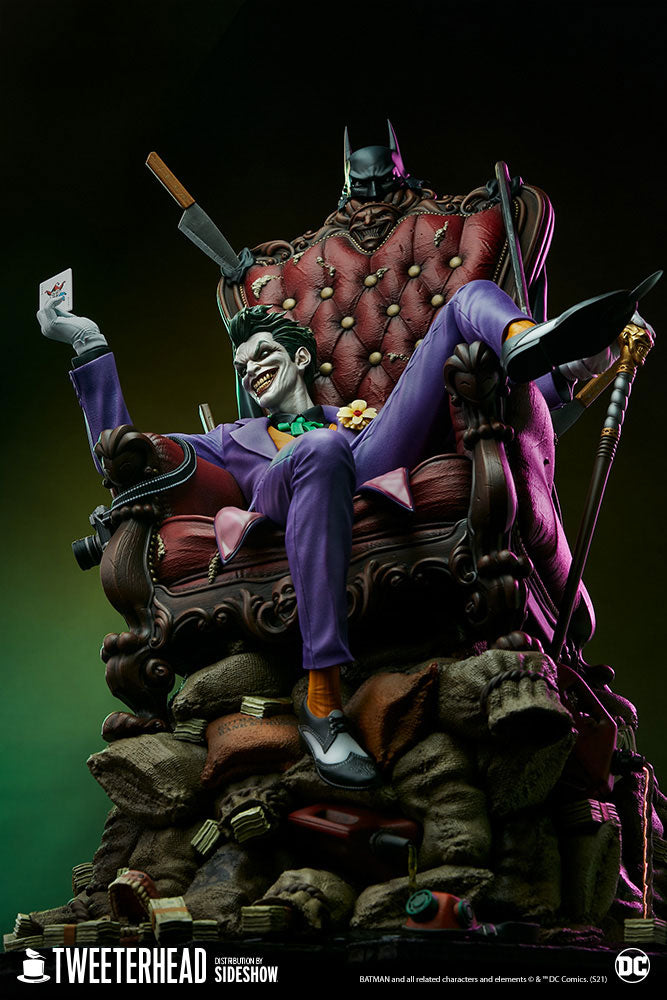 Joker On Throne Deluxe 1/6 Scale Maquette