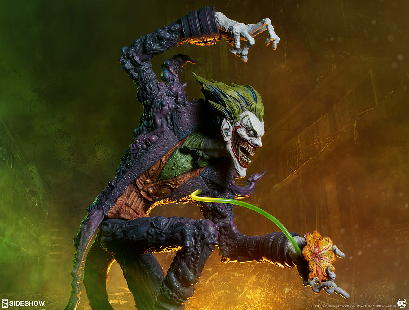 Joker Nightmare DC Comics Gotham City Collection Statue by Sideshow Collectibles - Collectors Row Inc.