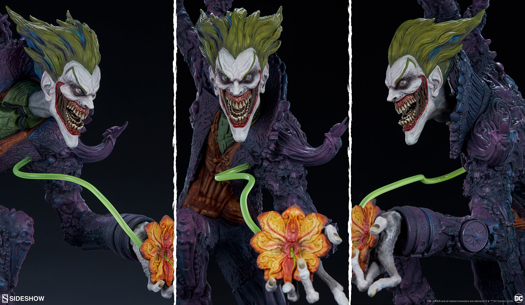 Joker Nightmare DC Comics Gotham City Collection Statue by Sideshow Collectibles - Collectors Row Inc.