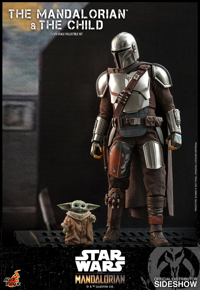 The Mandalorian and The Child Collectible Sixth Scale Set