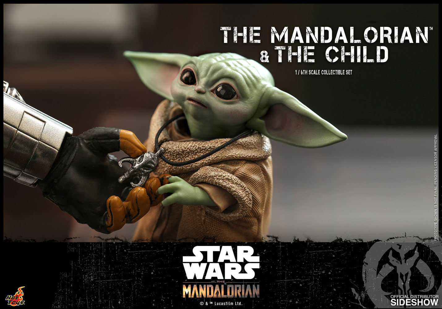 The Mandalorian and The Child Collectible Sixth Scale Set