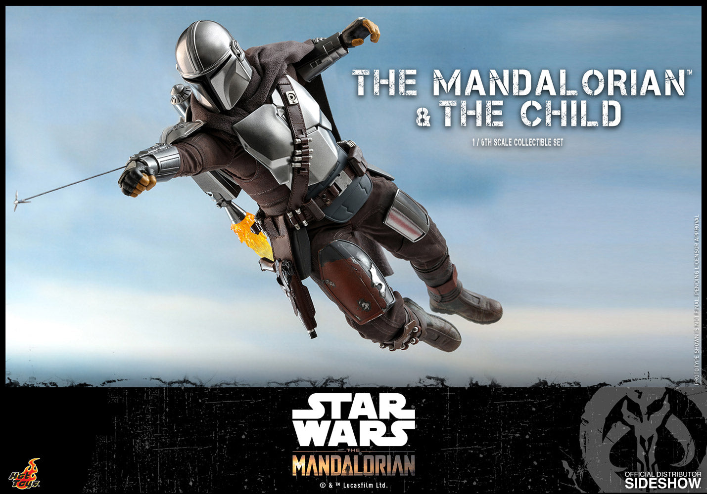 The Mandalorian and The Child Collectible Sixth Scale Set