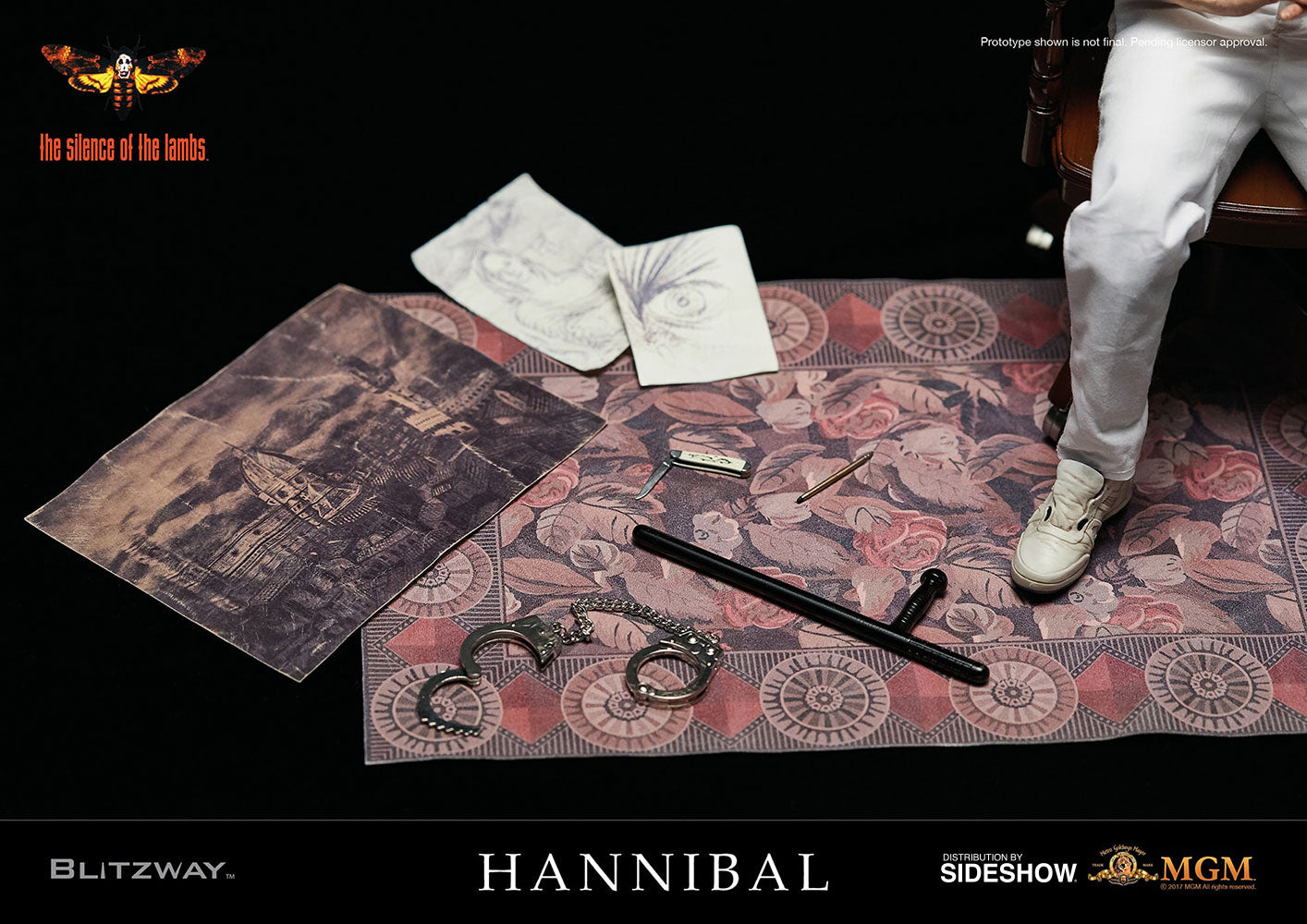 Blitzway Hannibal Lecter White Prison Uniform Version 1:6 Scale Action Figure - Collectors Row Inc.
