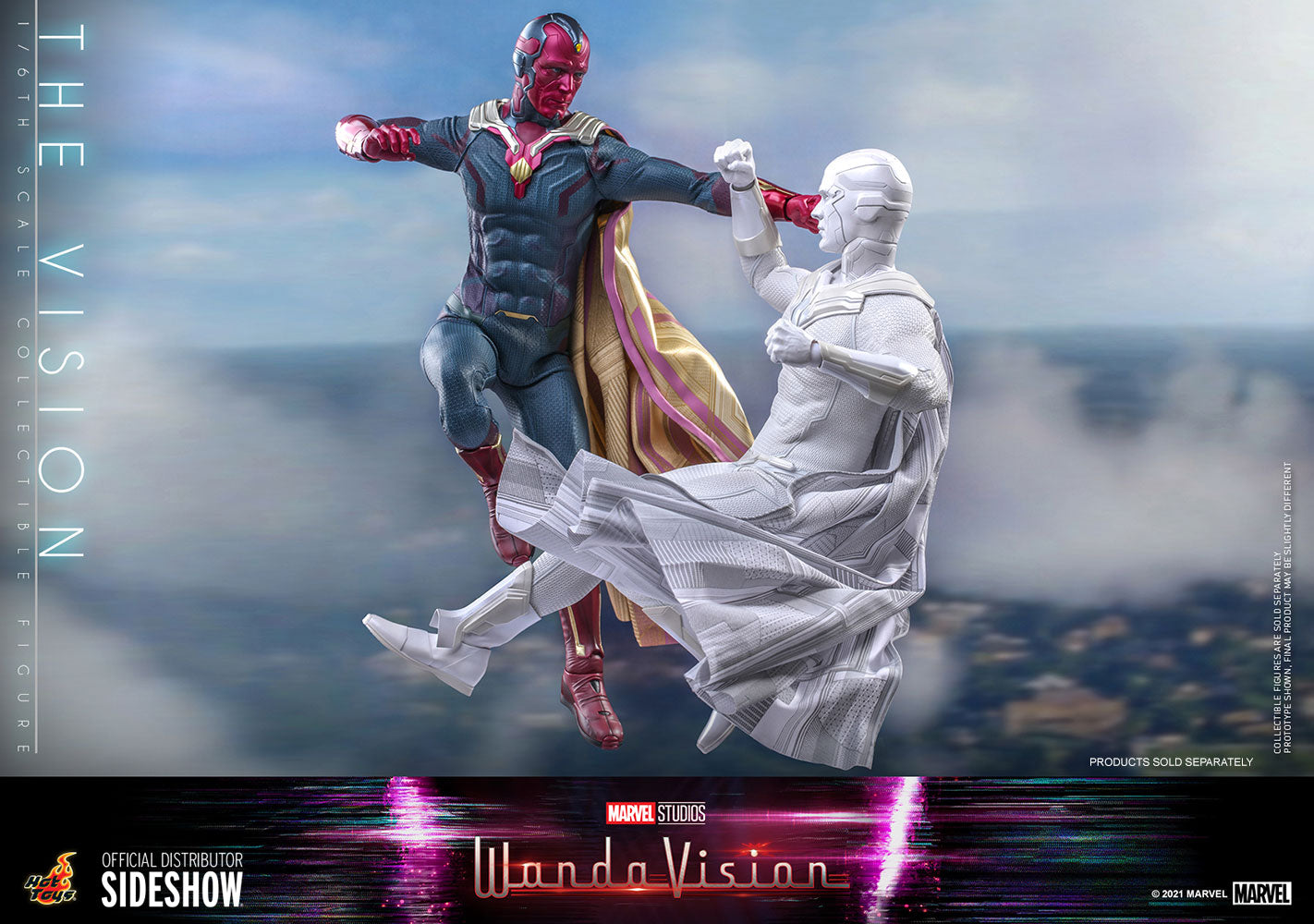 The Vision WandaVision Sixth Scale Figure (All White Version)