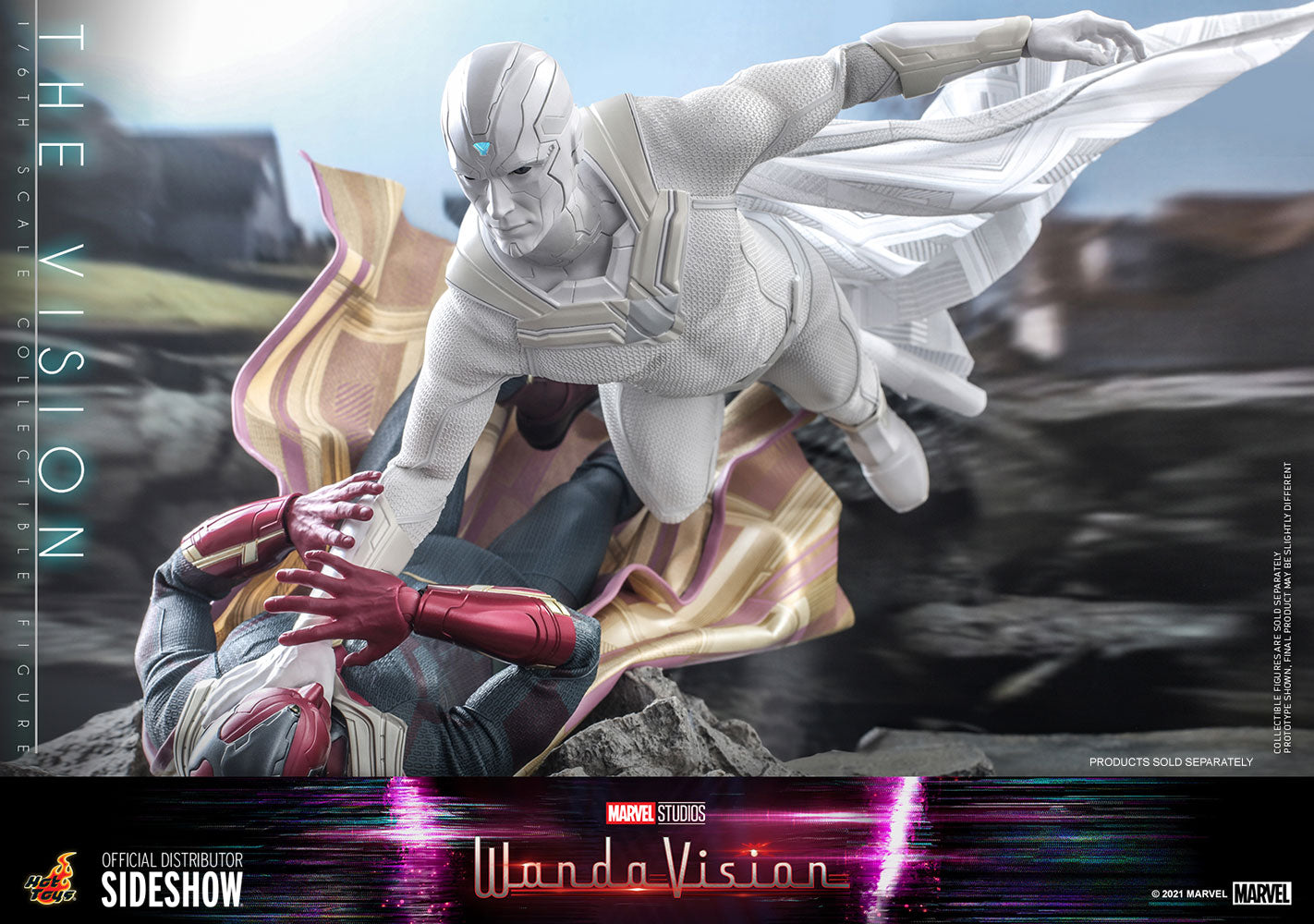 The Vision WandaVision Sixth Scale Figure (All White Version)