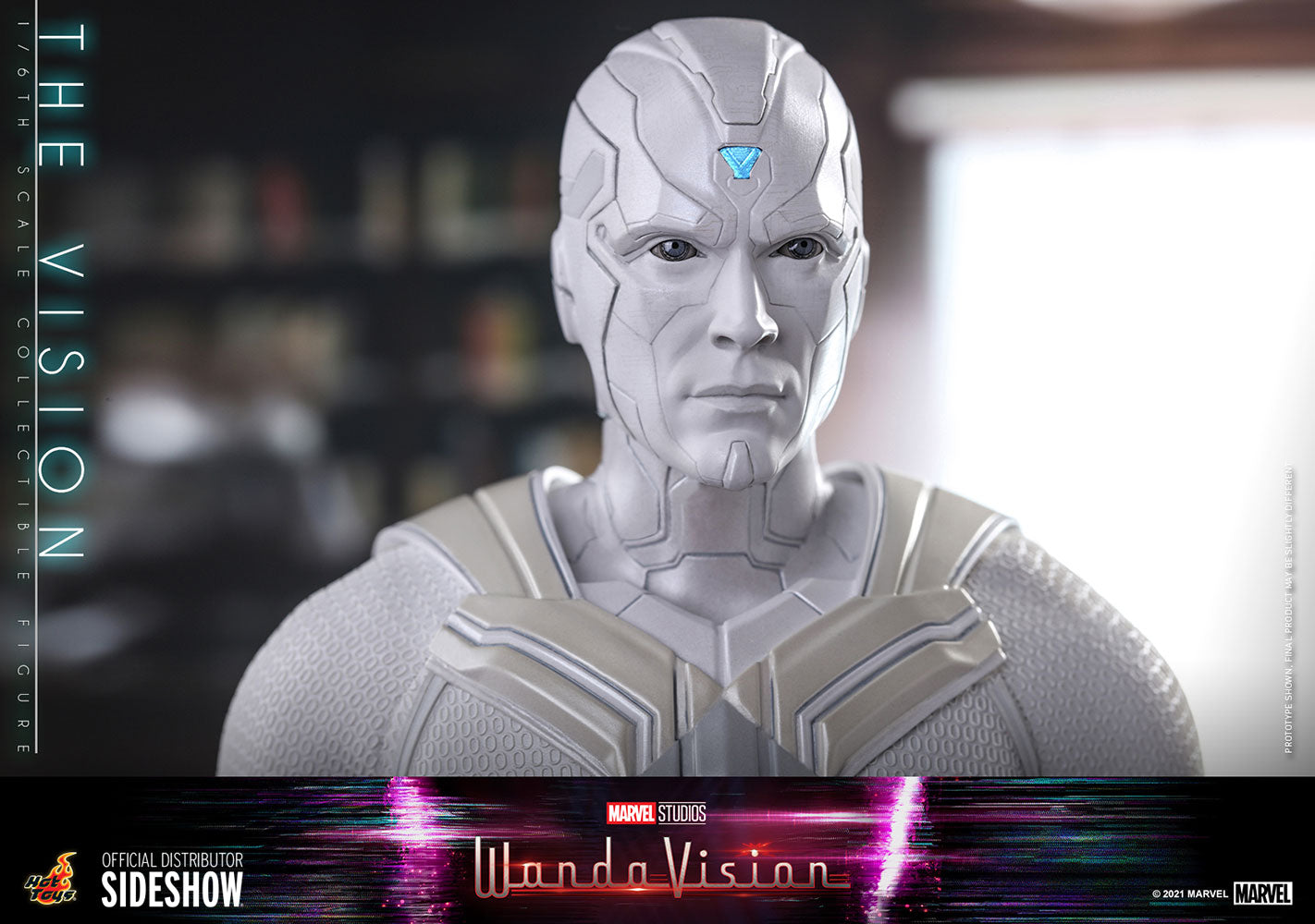 The Vision WandaVision Sixth Scale Figure (All White Version)