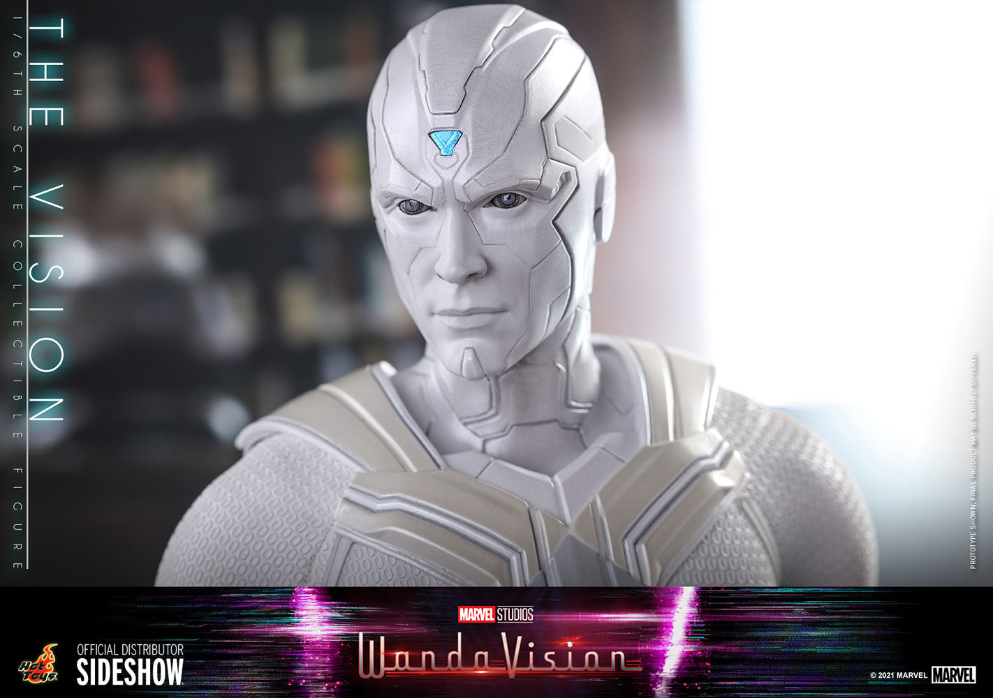 The Vision WandaVision Sixth Scale Figure (All White Version)