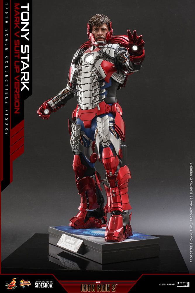 Tony Stark (Mark V Suit Up Version) Sixth Scale Figure