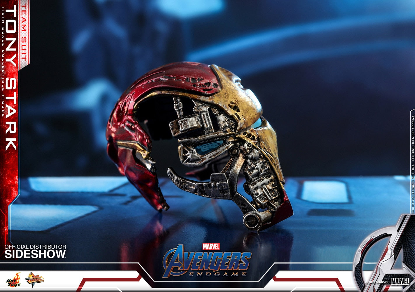 iron man endgame helmet Iron Man Tony Stark (Team Suit) Marvel Avengers: Endgame Sixth Scale F