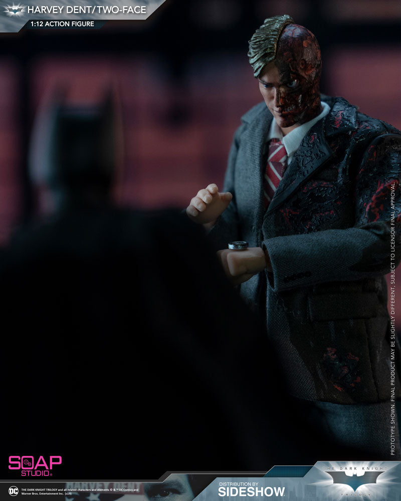 Soap Studio Two-Face Harvey Dark Knight Batman 6" Figure 1/12 Scale - Collectors Row Inc.