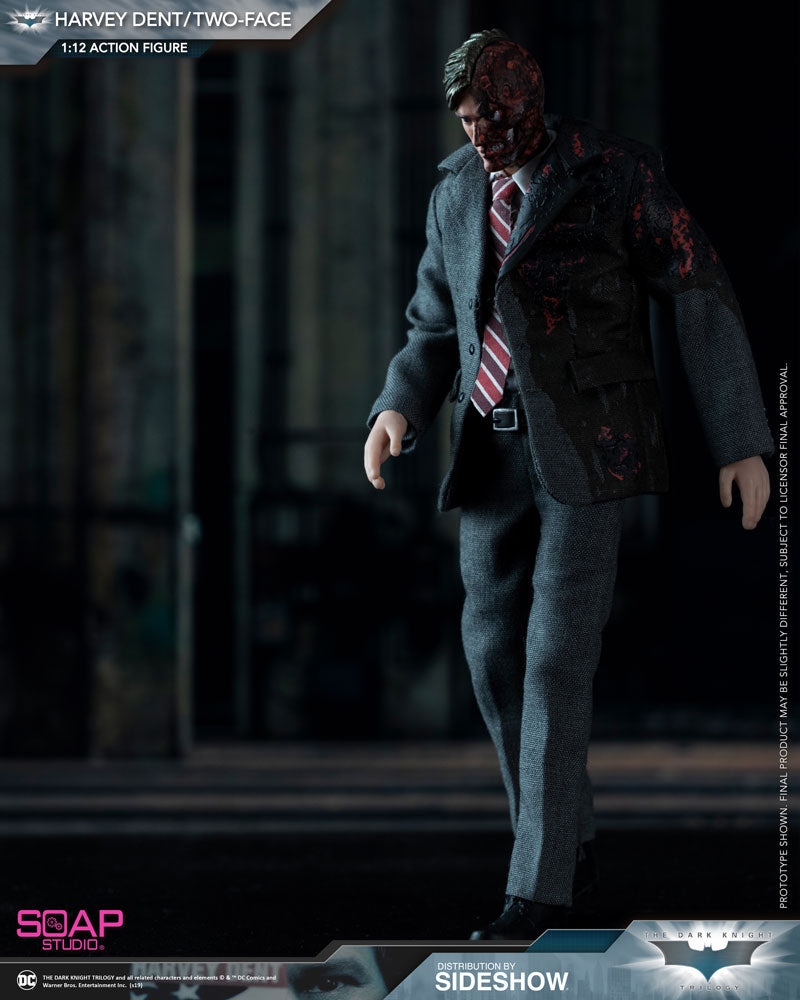 Soap Studio Two-Face Harvey Dark Knight Batman 6" Figure 1/12 Scale - Collectors Row Inc.