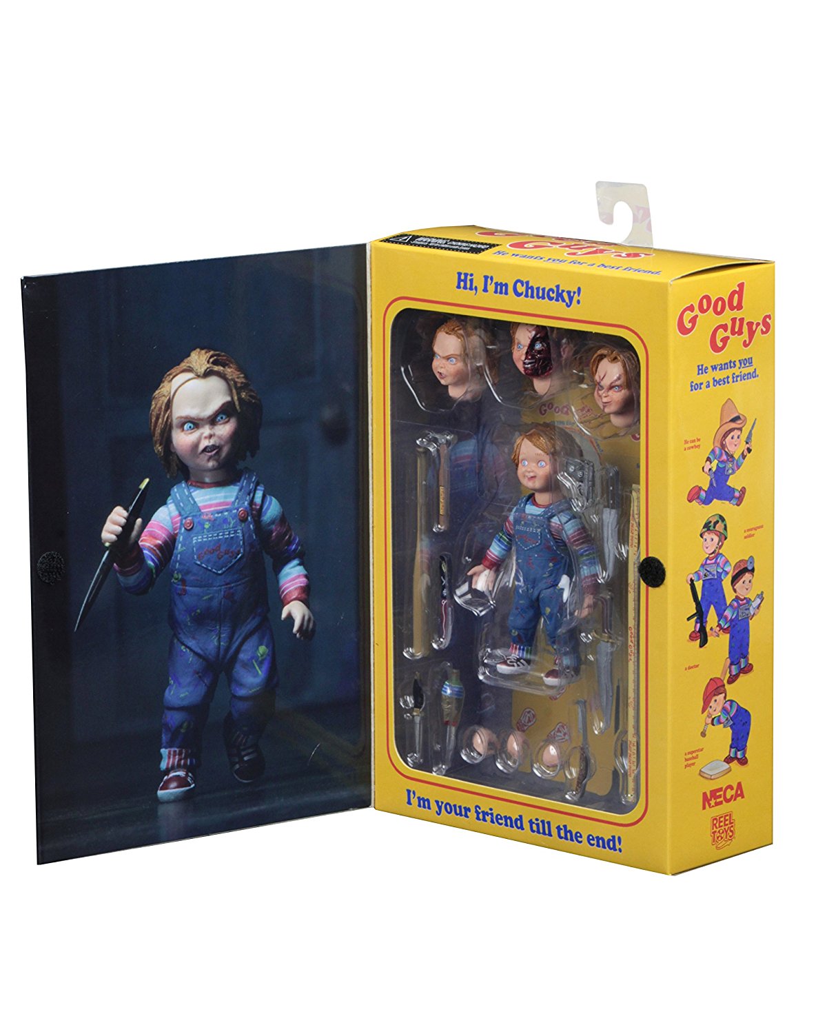 NECA - Chucky 4 inch Scale Action Figure - Ultimate Chucky - Collectors Row Inc.