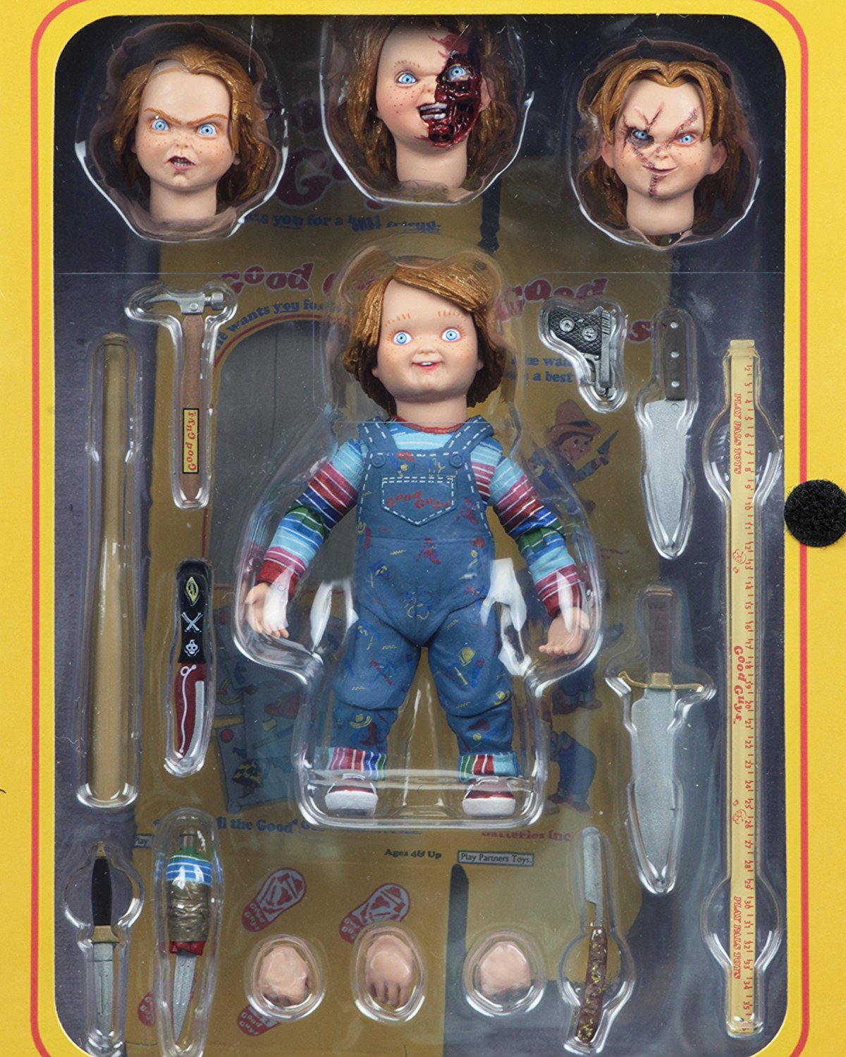 NECA - Chucky 4 inch Scale Action Figure - Ultimate Chucky - Collectors Row Inc.