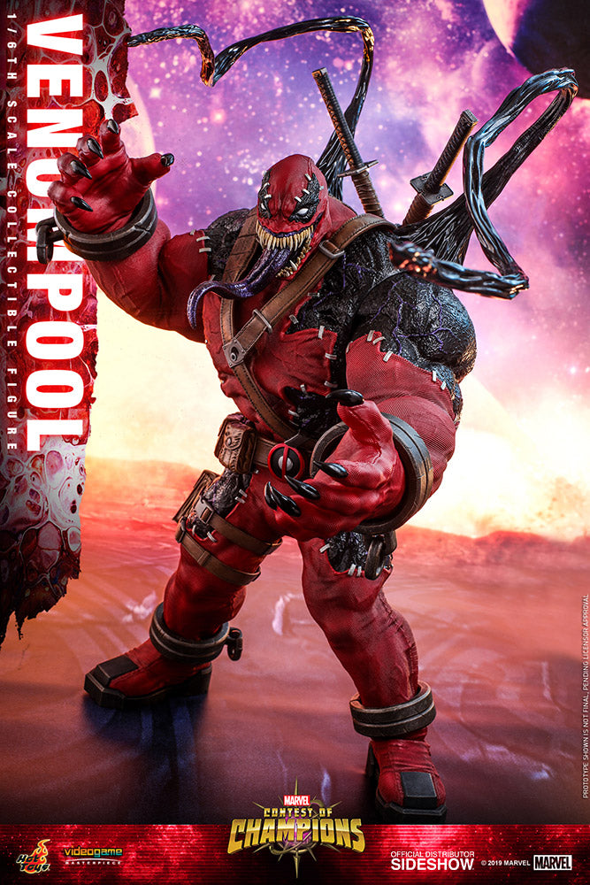 Hot Toys Venompool Marvel Contest of Champions Sixth Scale Figure - Collectors Row Inc.