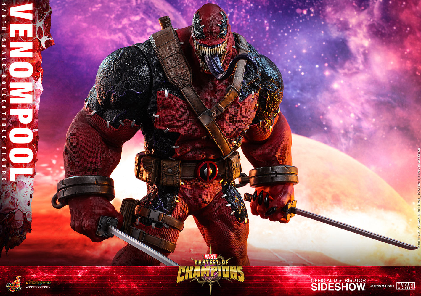 Hot Toys Venompool Marvel Contest of Champions Sixth Scale Figure - Collectors Row Inc.