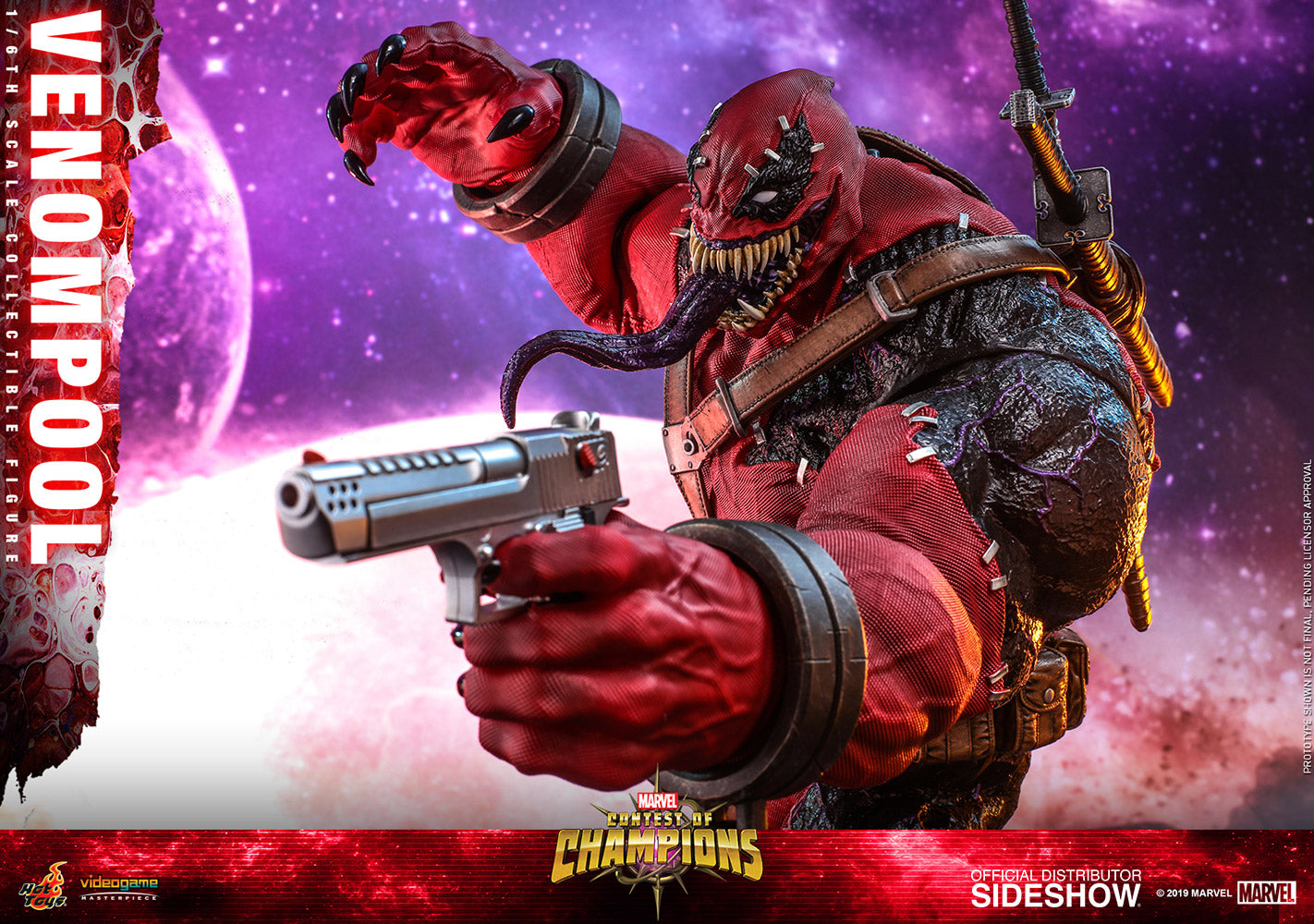 Hot Toys Venompool Marvel Contest of Champions Sixth Scale Figure - Collectors Row Inc.