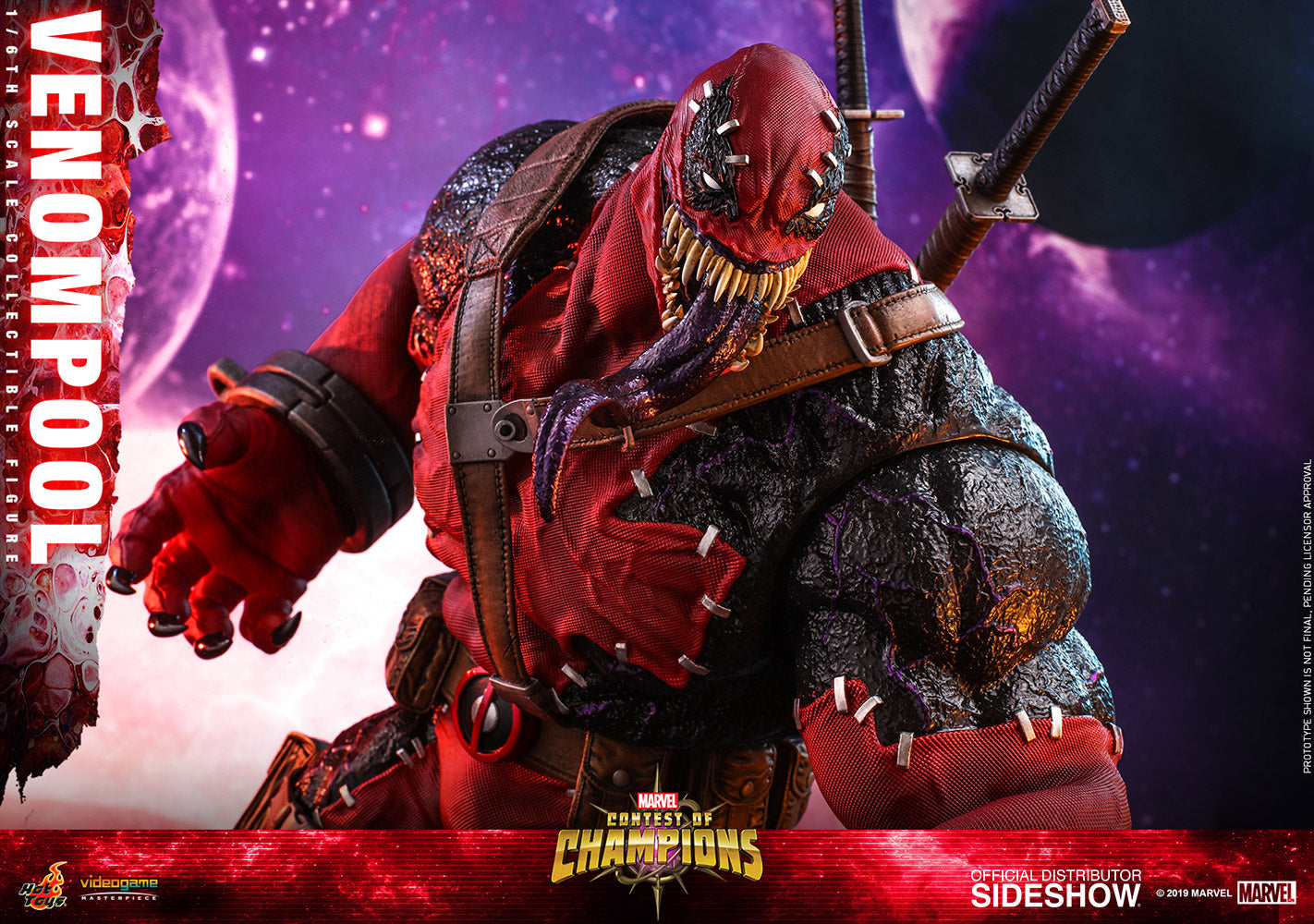 Hot Toys Venompool Marvel Contest of Champions Sixth Scale Figure - Collectors Row Inc.
