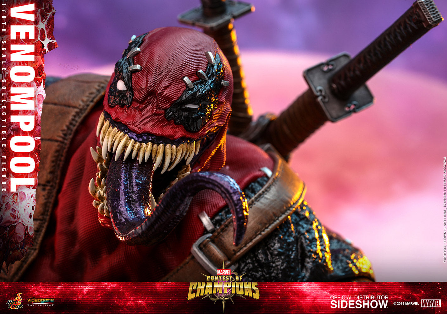 Hot Toys Venompool Marvel Contest of Champions Sixth Scale Figure - Collectors Row Inc.