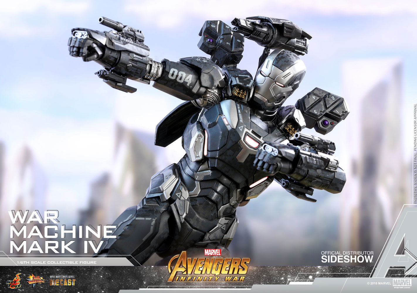 War Machine Mark IV DIECAST - Avengers: Infinity War - Collectors Row Inc.