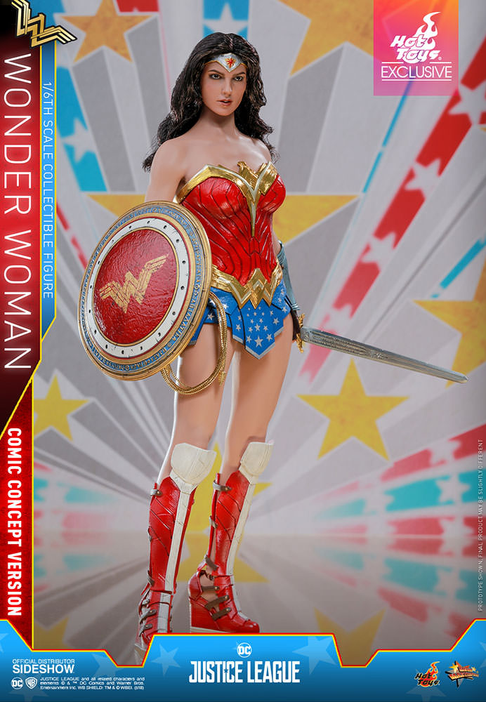 Hot Toys Wonder Woman Comic Concept Version Sixth Scale Figure - Collectors Row Inc.