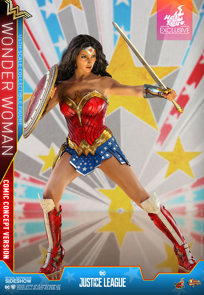 Hot Toys Wonder Woman Comic Concept Version Sixth Scale Figure - Collectors Row Inc.