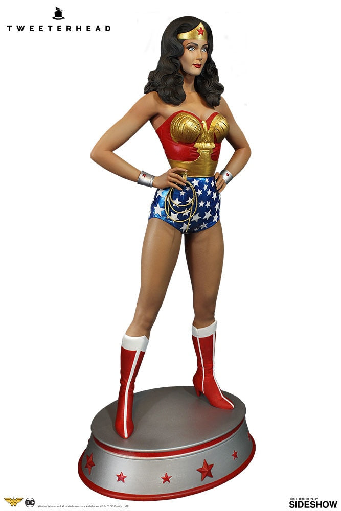 Wonder Woman EXCLUSIVE Statue Lynda Carter Maquette - Collectors Row Inc.