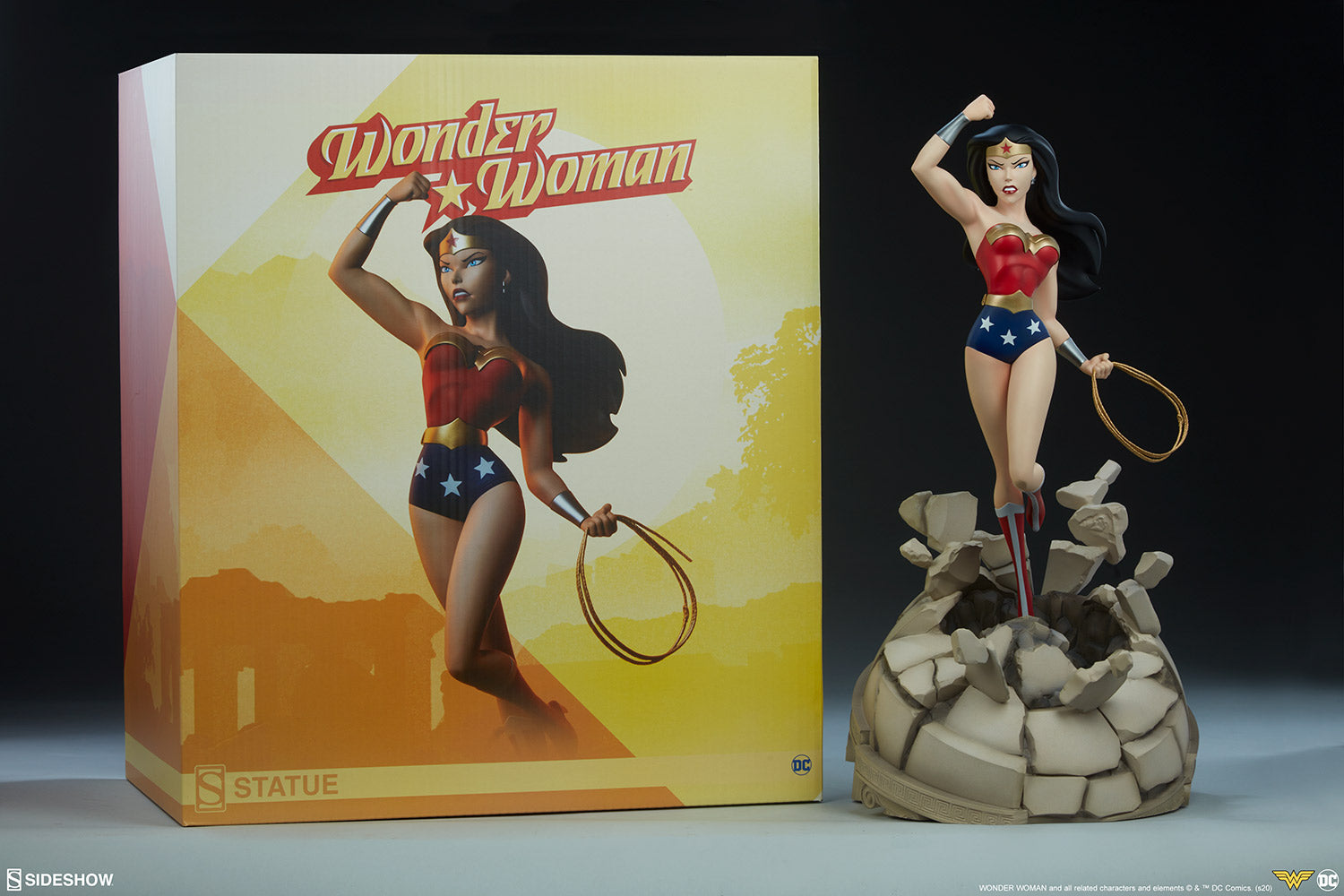 Wonder Woman DC Comics Animated Series Collection Statue by Sideshow Collectibles - Collectors Row Inc.