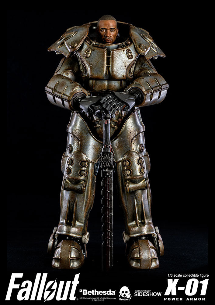 Fallout X-01 Power Armor Bethesda 1/6 Scale Action Figure by Threezero - Collectors Row Inc.