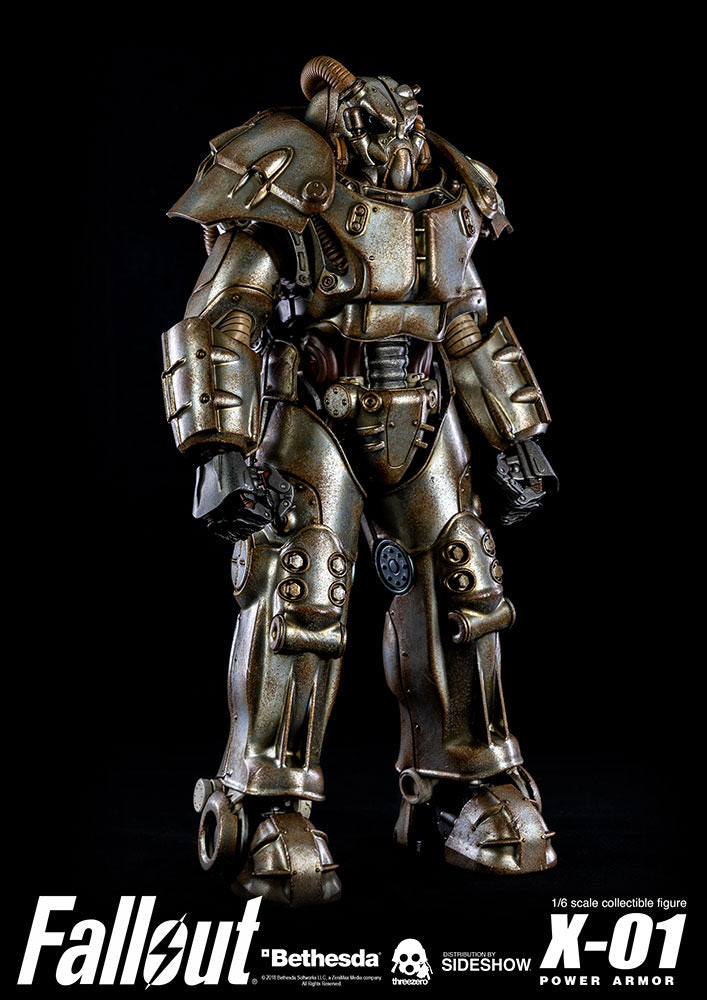 Fallout X-01 Power Armor Bethesda 1/6 Scale Action Figure by Threezero - Collectors Row Inc.