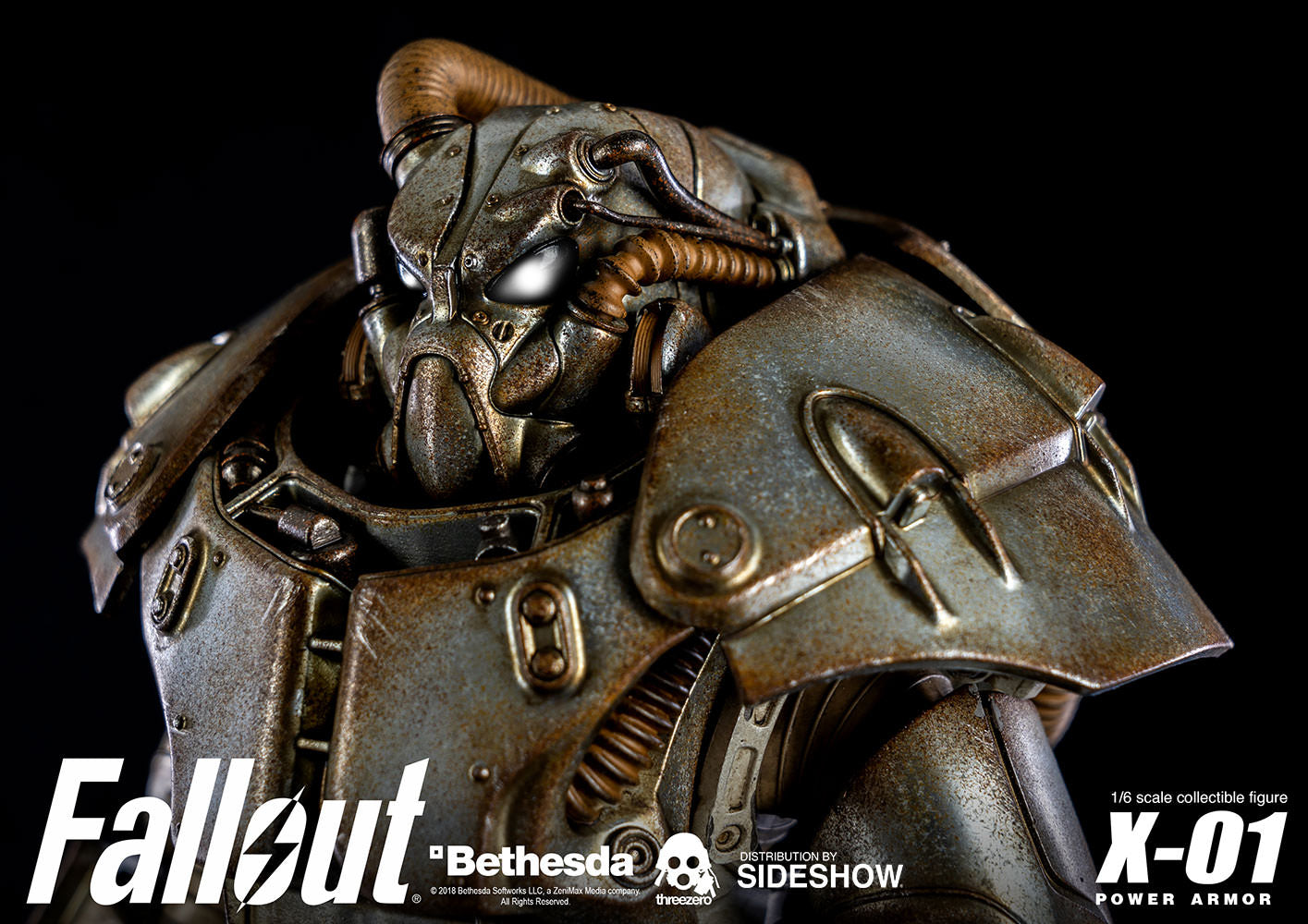 Fallout X-01 Power Armor Bethesda 1/6 Scale Action Figure by Threezero - Collectors Row Inc.