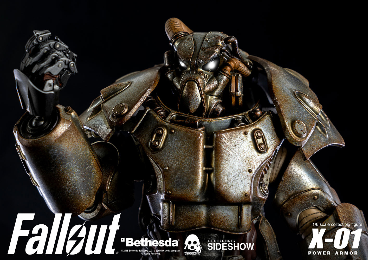 Fallout X-01 Power Armor Bethesda 1/6 Scale Action Figure by Threezero - Collectors Row Inc.