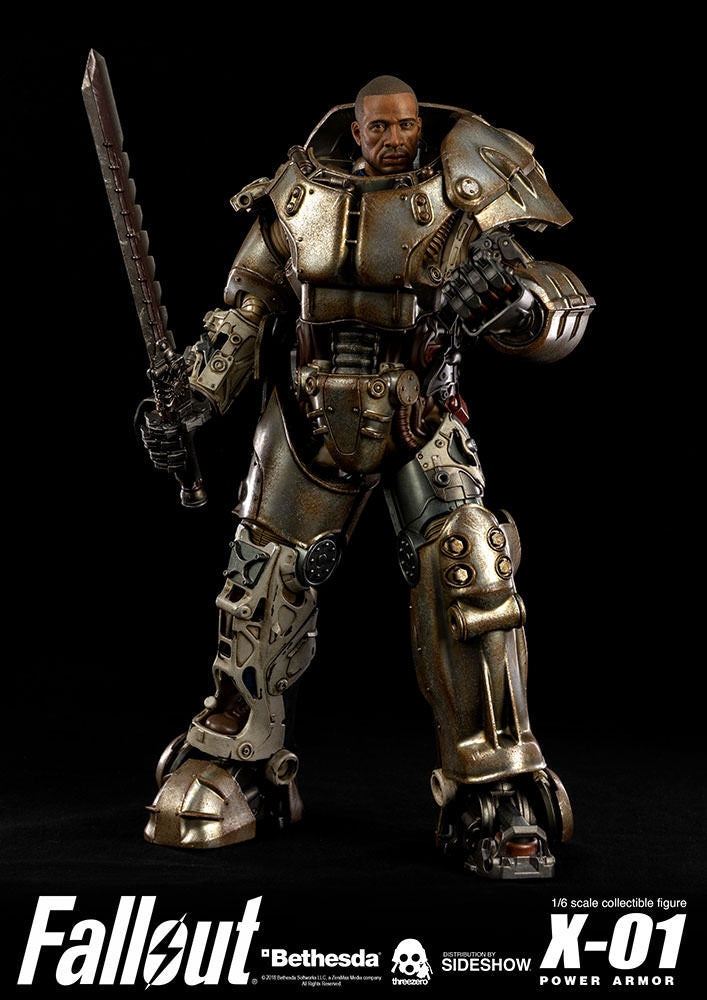 Fallout X-01 Power Armor Bethesda 1/6 Scale Action Figure by Threezero - Collectors Row Inc.
