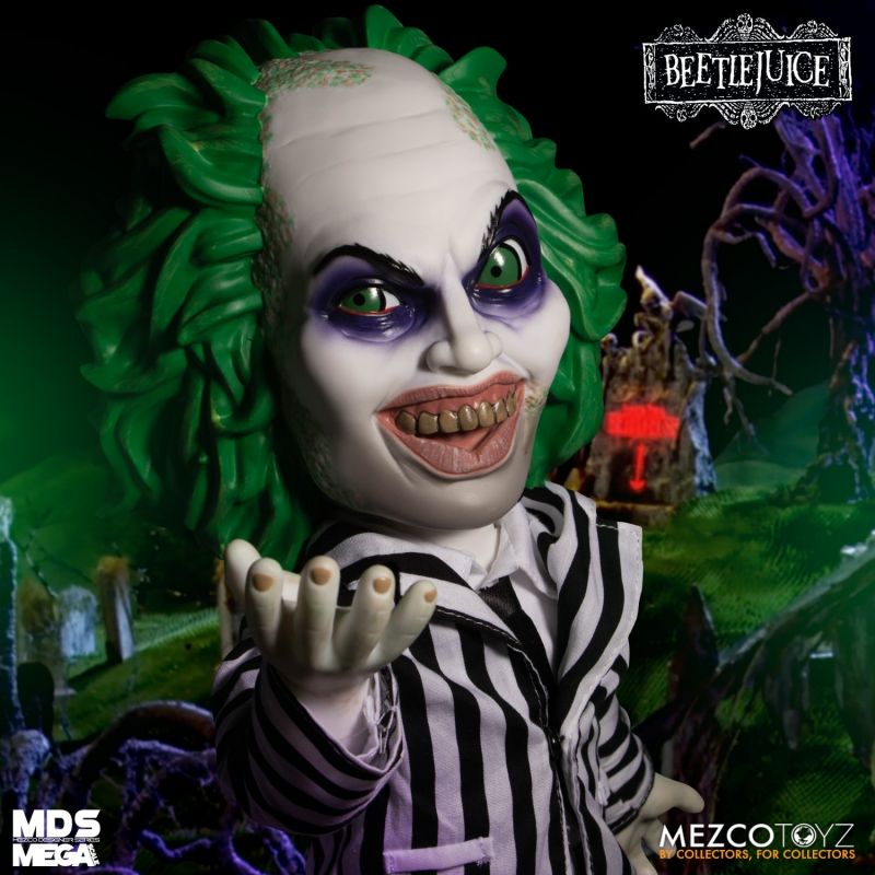 Beetlejuice Designer Series Mega Scale Talking Figure 15&quot;