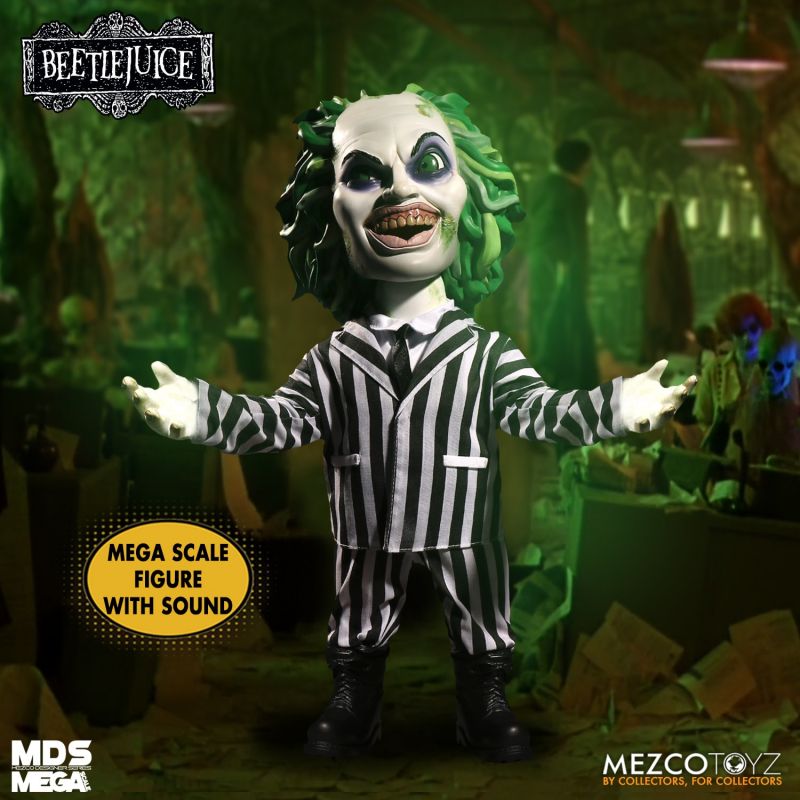 Beetlejuice Designer Series Mega Scale Talking Figure 15&quot;