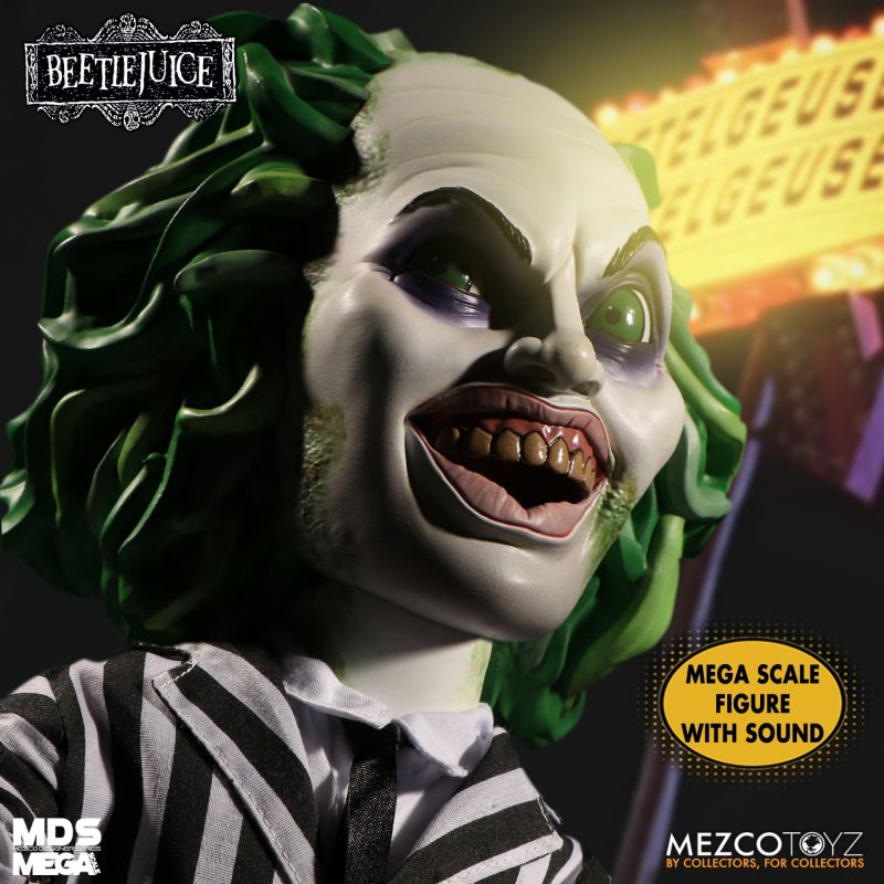 Beetlejuice Designer Series Mega Scale Talking Figure 15&quot;