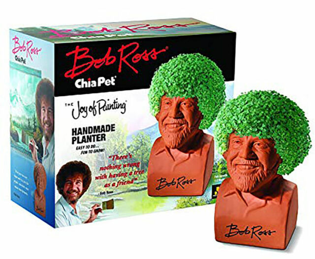 Neca Chia Pet - Bob Ross The Joy of Painting - Collectors Row Inc.