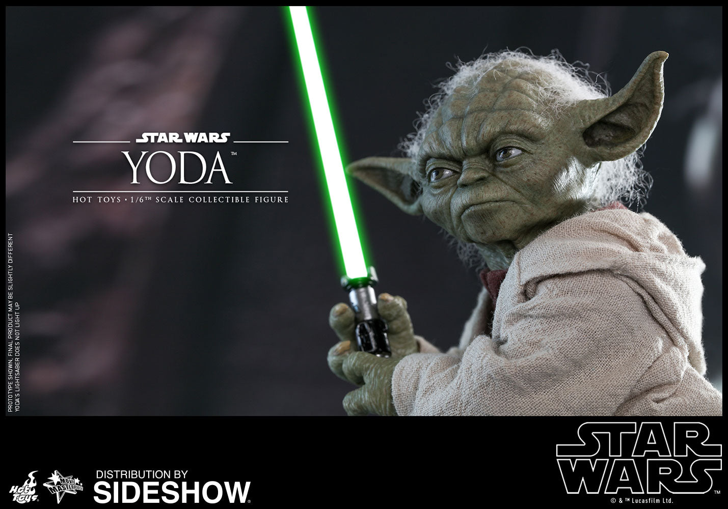 Hot Toys Yoda Ep II: Attack of the Clones - Movie Masterpiece Series - Sixth Scale Figure - Collectors Row Inc.