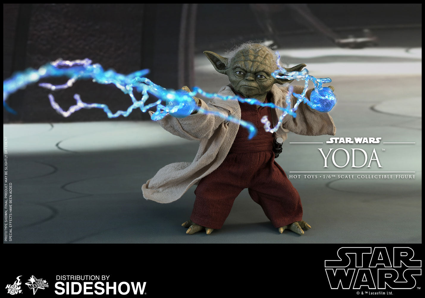 Hot Toys Yoda Ep II: Attack of the Clones - Movie Masterpiece Series - Sixth Scale Figure - Collectors Row Inc.