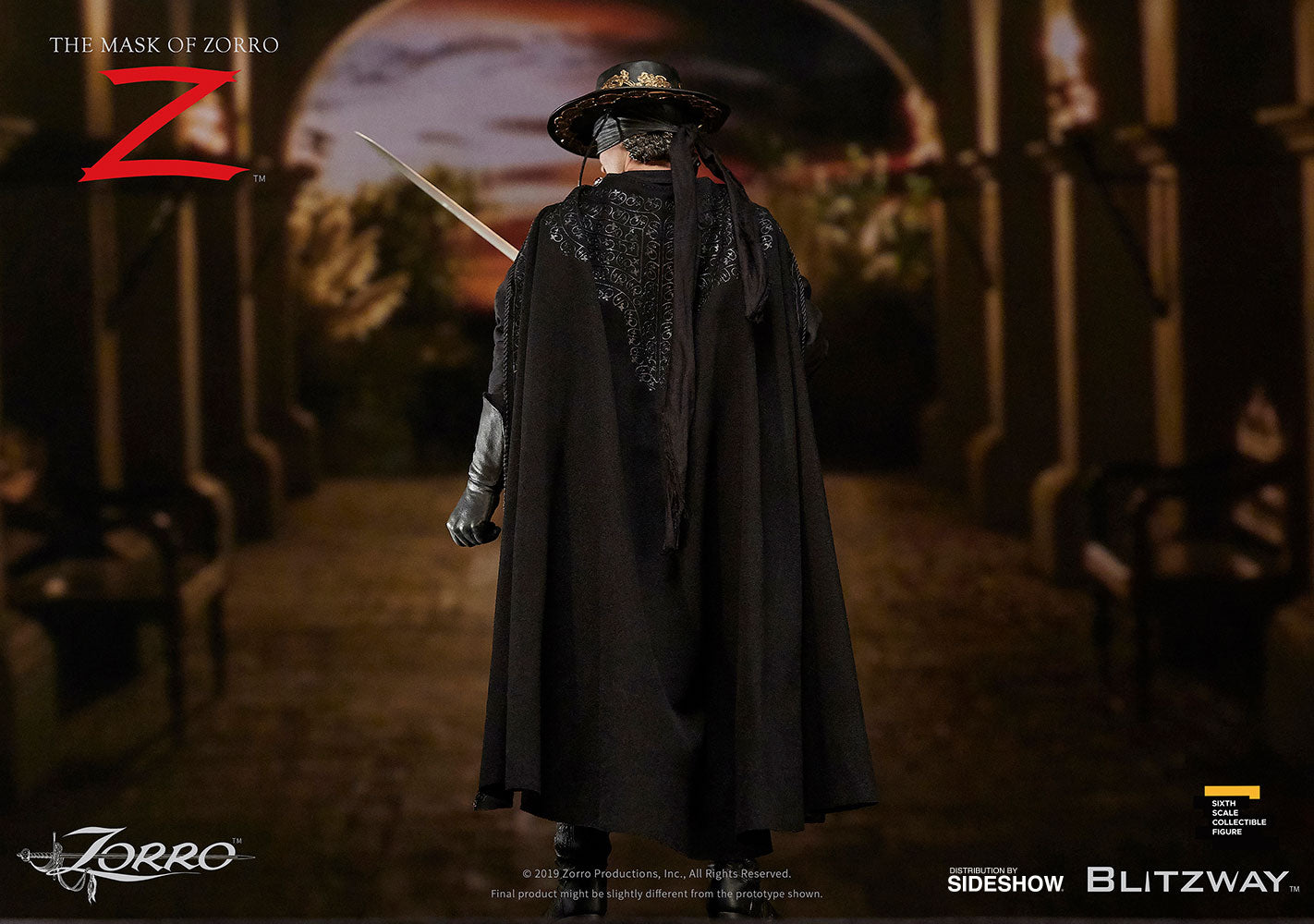 The Mask of Zorro Antonio Banderas Sixth Scale Figure - Collectors Row Inc.