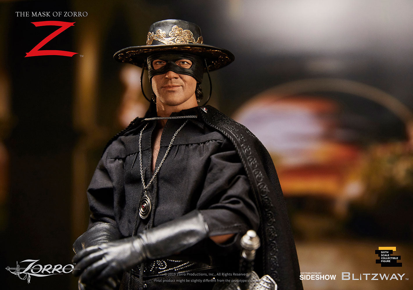 The Mask of Zorro Antonio Banderas Sixth Scale Figure - Collectors Row Inc.